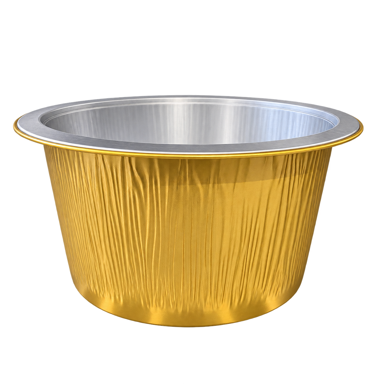 ThroPot replacement liner with a gold exterior and silver aluminum interior